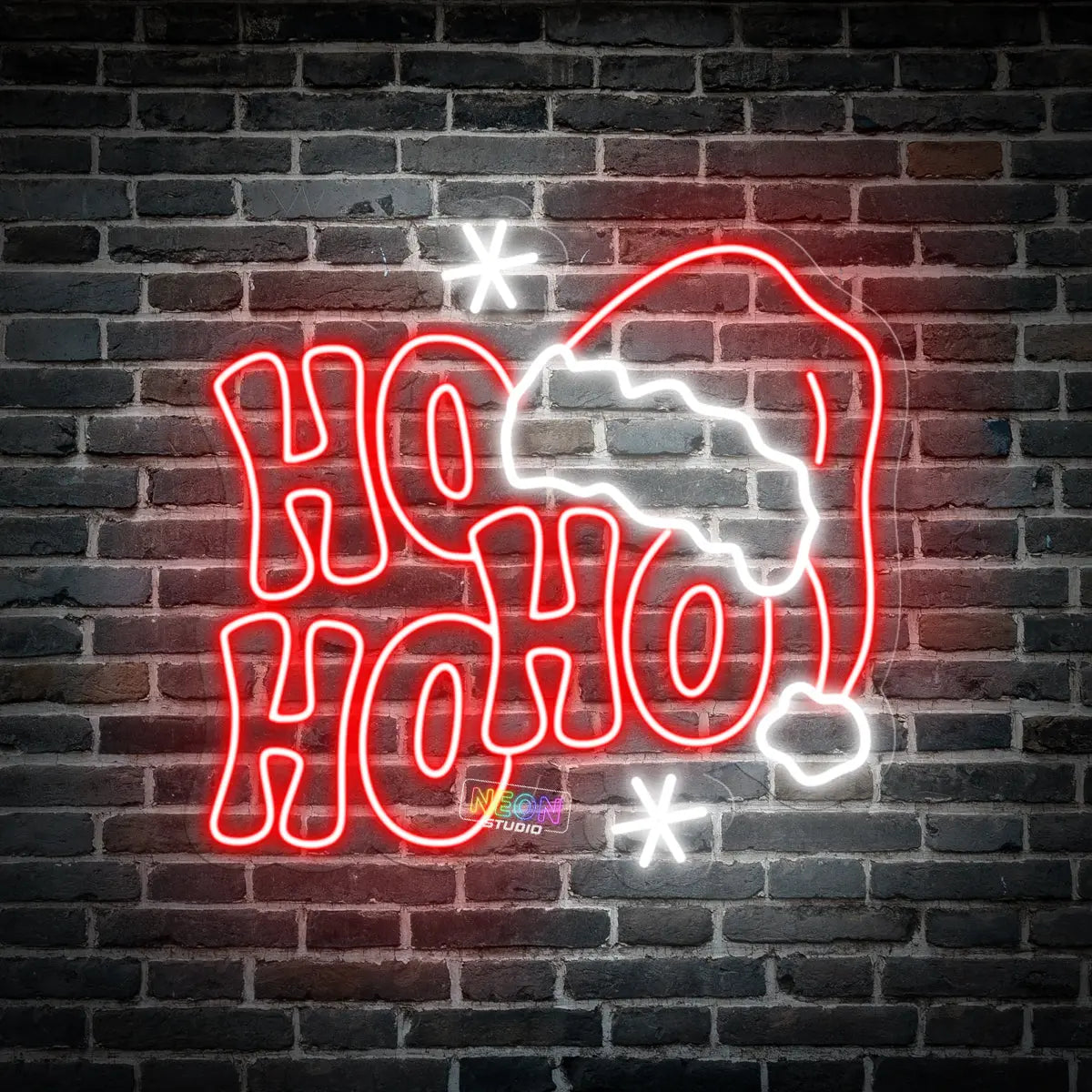 HoHoHo Chrismas! neonskylt