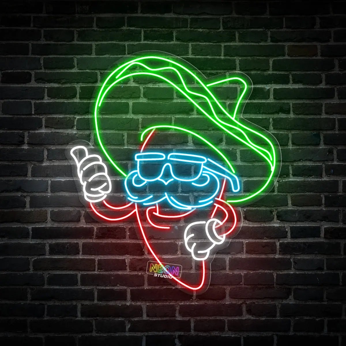 Mexican Chili neon skylt