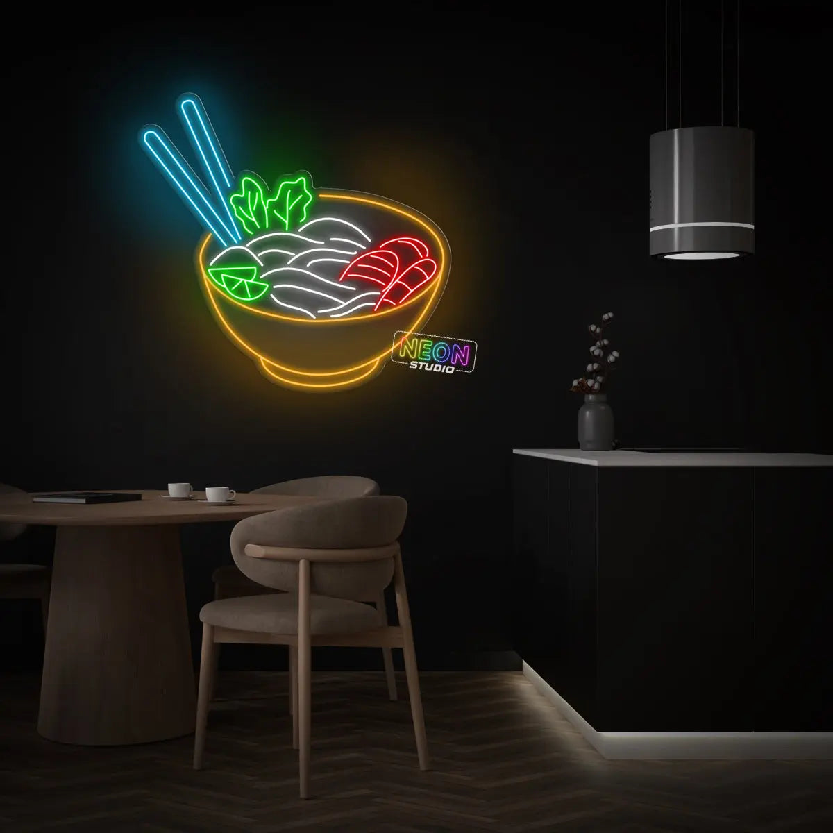 Noodles Bowl neonskylt