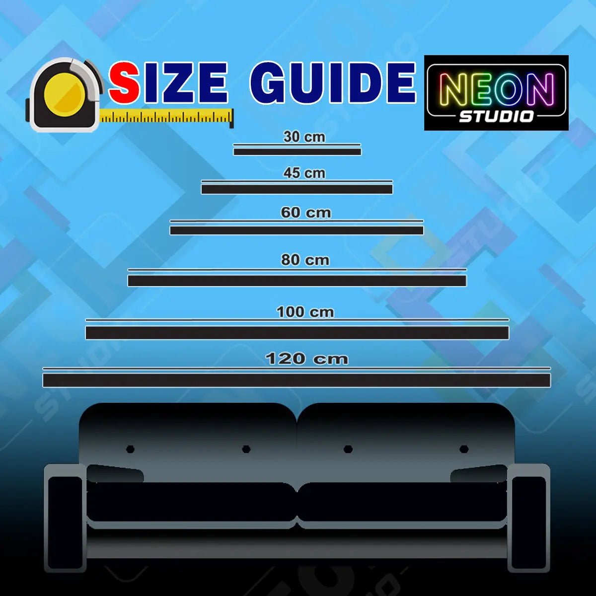 Tacos with text A neon skylt