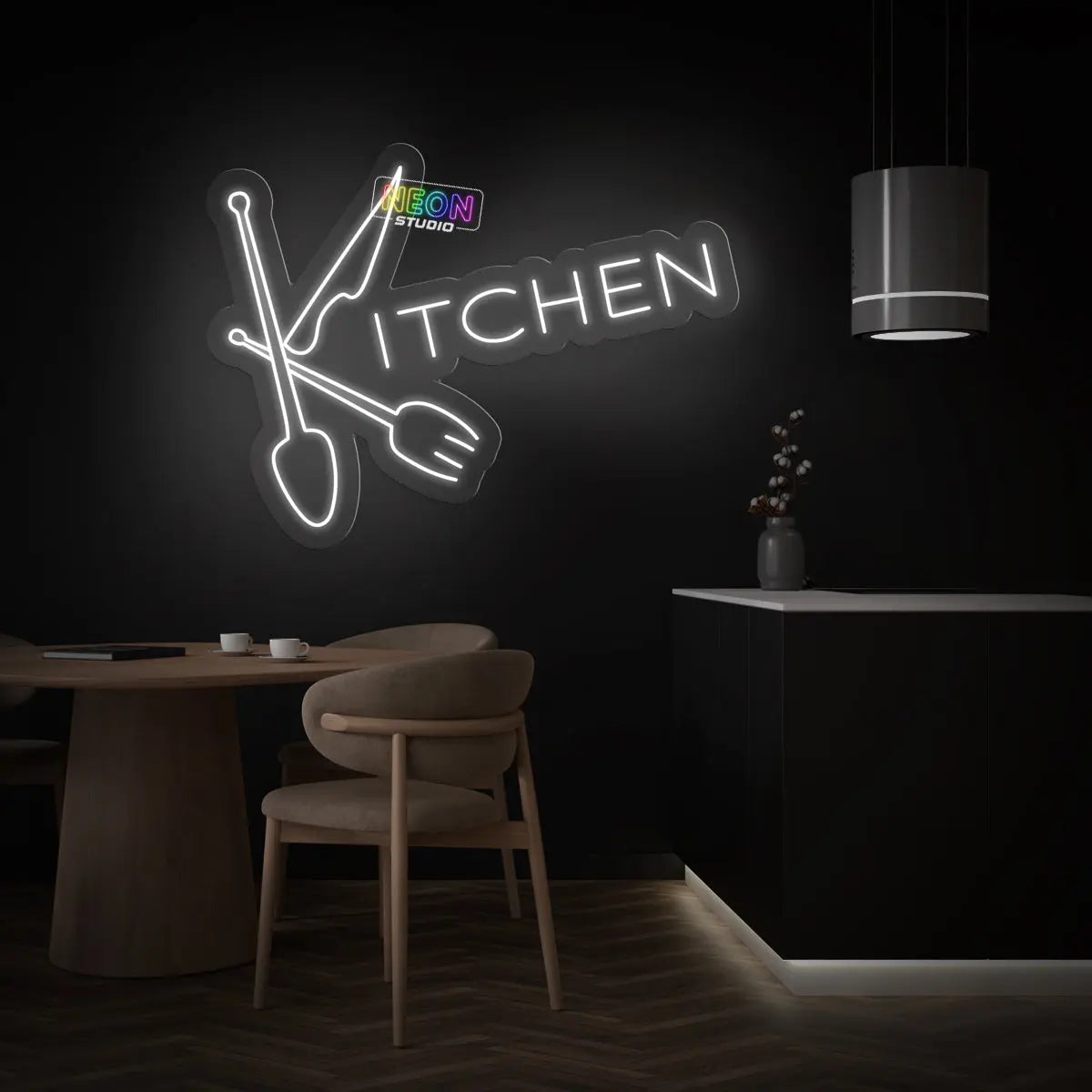 The Kitchen neonskylt