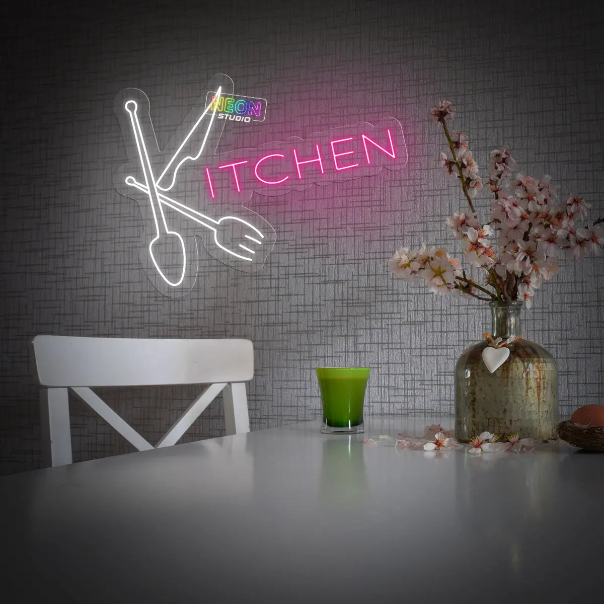 The Kitchen neonskylt